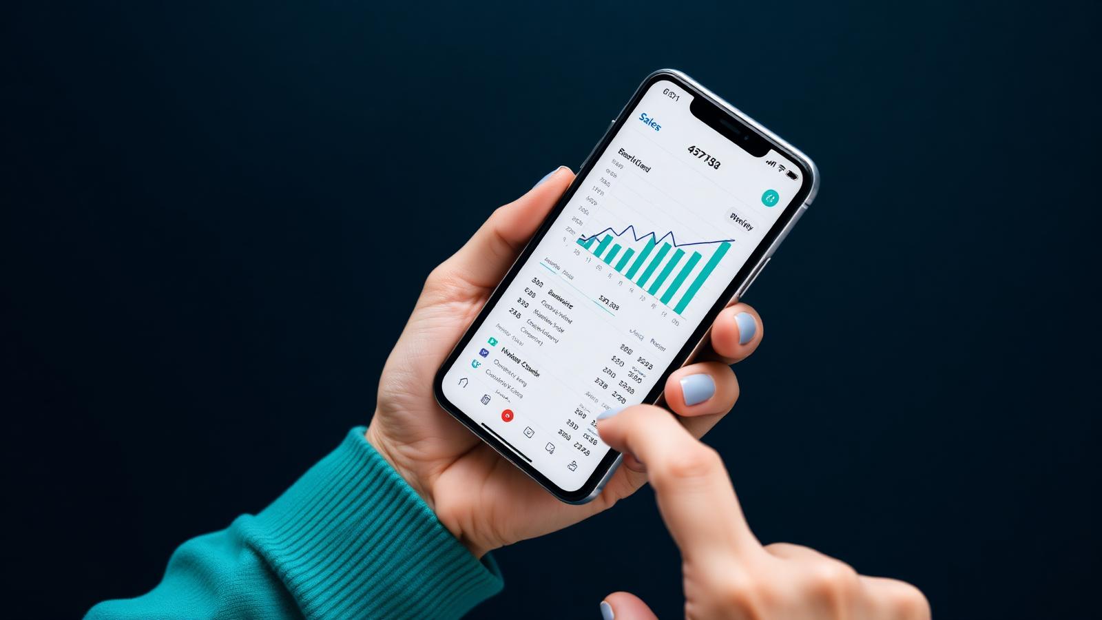 Today's sales, pending payments and profit — in 10 seconds.